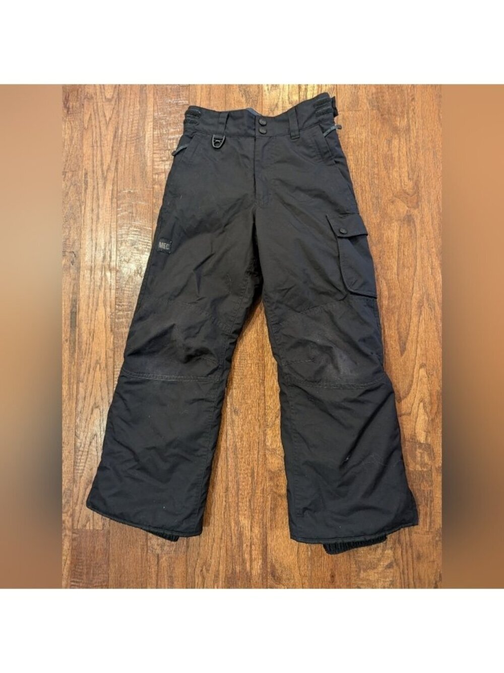 Mec Recco Snow Pants Ski snowboarding pants, black, SZ 8 youth/kids Unisex